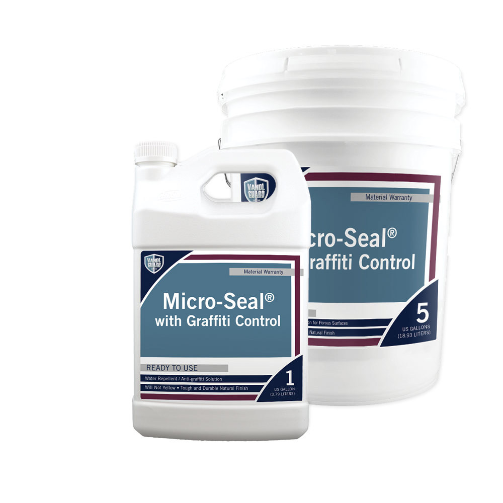 Micro-Seal® with Graffiti Control Water Repellent / Anti-Graffiti
