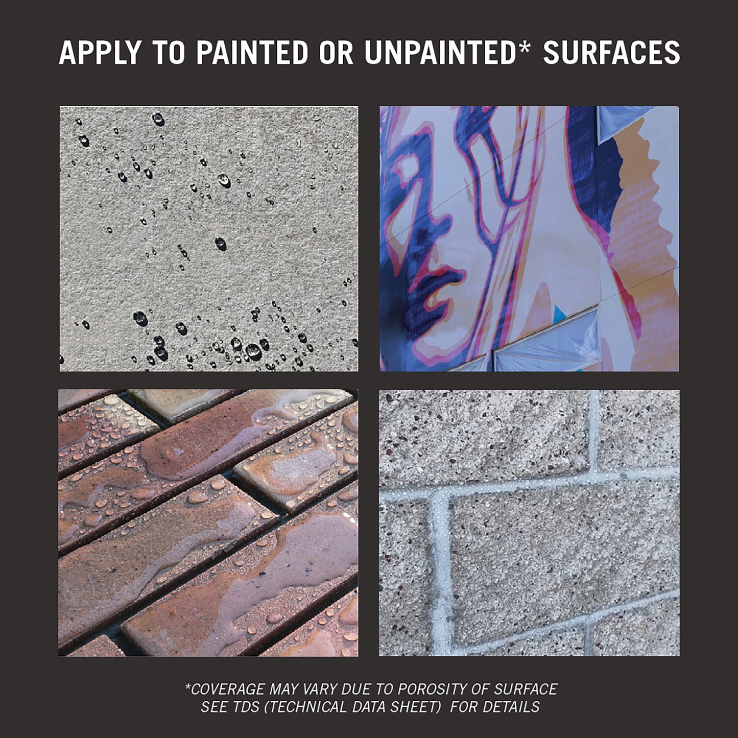 Micro-Seal® with Graffiti Control Water Repellent / Anti-Graffiti