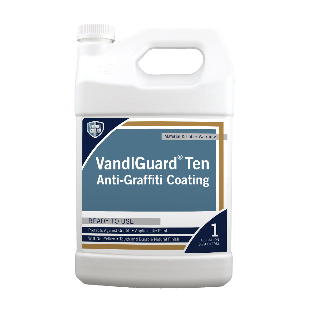 VandlGuard® Ten Anti-Graffiti Coating - 1 Gal Ready-to-Use